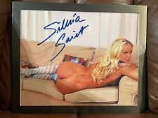Foto emoldurada autografada da estrela de cinema adulta Silvia Saint. comprar usado  Enviando para Brazil