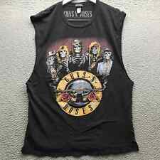 Camisa masculina Guns N' Roses 1988 Tour Music H&M dividida sem mangas grande G preta comprar usado  Enviando para Brazil