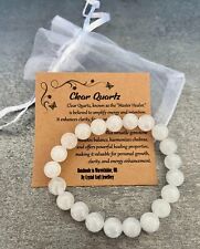 Clear quartz bracelet for sale  COVENTRY