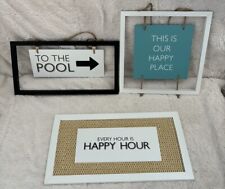 Swimming pool signs.. for sale  Lyons
