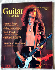 Revista de guitarrista julho 1977 Jimmy Page Jackson Browne QUASE EM PERFEITO ESTADO sem etiqueta Q1 comprar usado  Enviando para Brazil