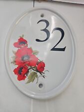 Used, ceramic door number plaque for sale  Shipping to South Africa
