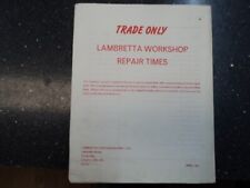 Trade lambretta workshop for sale  ST. IVES
