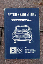 Betriebsanleitung trabant 601 gebraucht kaufen  Pastetten