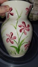 hand painted flower vase for sale  Middletown
