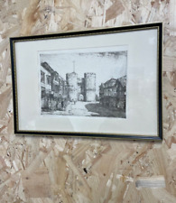 Framed etching westgate for sale  HIGH PEAK