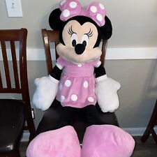 Vestido rosa Disney Minnie Mouse brinquedo de pelúcia jumbo 36 pol. comprar usado  Enviando para Brazil