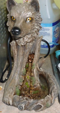 Wooden wolf animal for sale  Erwin