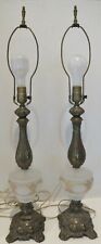 tall pair brass 31 lamps for sale  Catawba