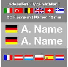 Aufkleber flagge name gebraucht kaufen  Meiningen