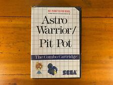 Astro Warrior/ Pit Pot Sega Master System completo com postagem rastreada manual grátis comprar usado  Enviando para Brazil