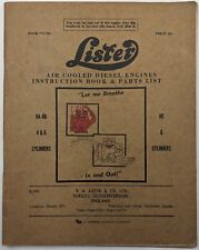 Livro de instruções original Lister e lista de peças, motores diesel HA, HB e HS, 1966 comprar usado  Enviando para Brazil