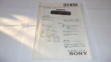 Sony cfs w304 for sale  Ireland