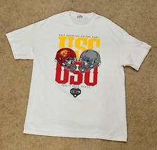 Ohio State Buckeyes vs USC Trojans Football Tshirt Men XL White 2017 Cotton Bowl for sale  Shipping to South Africa