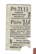 Tramway ticket lincoln for sale  SOUTHAMPTON