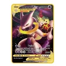 NEW Pokemon Cards Mewtwo VMAX TCG Metal Pokémon Card 3200 HP Fast Shipping, used for sale  Shipping to South Africa