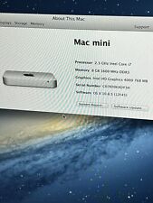 Usado, Apple Mac Mini A1347 2012 i7-3615QM 2,6 GHz 256 GB SSD 8 GB RAM Mountain lion #3 segunda mano  Embacar hacia Argentina