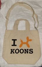 Christie’s I love Jeff Koons Canvas Tote Bag, used for sale  Shipping to South Africa