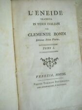 1790 eneide tradotta usato  Napoli