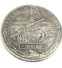 Piece Medaille Tobruk 1942 Libye WW2 Coin Afrika Steiner Guerre Allemande German na sprzedaż  Wysyłka do Poland