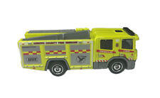 Matchbox Custom Scania P 360 caminhão de bombeiros Arroyo County amarelo fundido 1:64 comprar usado  Enviando para Brazil