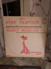 Trilha sonora Pink Panther LP disco de vinil anos 60 filme programa de TV música comprar usado  Enviando para Brazil