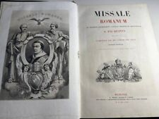 Missale romanum 1857 usato  Alto Reno Terme