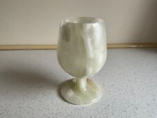Onyx marble chalice for sale  WOLVERHAMPTON