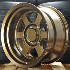 9SIX9 SIX-1 DEEP 17x9 6x139.7 6x5.5 -36 BRONZE TE 6 SPOKES 4" LIP TRUCK 4 WHEELS for sale  Shipping to South Africa