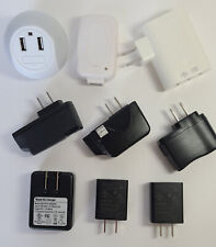 Lote de 9 transformadores de energia para celular adaptador USB tomada de parede plugue de viagem 5V, usado comprar usado  Enviando para Brazil