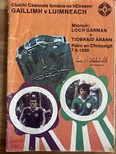 Gaa programmes 1980 for sale  Ireland