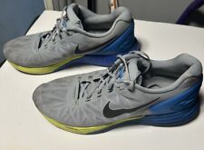 Tênis de corrida Nike masculino Lunarglide 6 tamanho 14 cinza azul atlético comprar usado  Enviando para Brazil