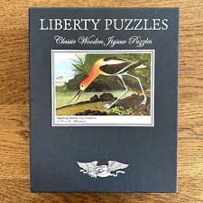 Usado, Rompecabezas de madera Liberty Classic AMERICAN AVOCET, John Audubon 488 piezas segunda mano  Embacar hacia Argentina