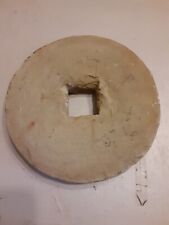 Antique Grinding Wheel Sharpening Stone Blacksmith Tool 10 ½” +/- Used for sale  Florence