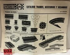 SCALEXTRIC EXIN FOLLETO CATALOGO TRAMOS ACCESORIOS Y RECAMBIOS 10ª EDICION segunda mano  Embacar hacia Argentina