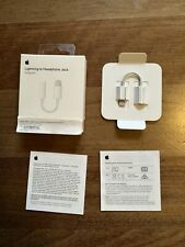 Adaptador de entrada de fone de ouvido Apple MMX62FE/A Lightning para 3,5 mm iPhone 8 9 10 12 13 14 comprar usado  Enviando para Brazil