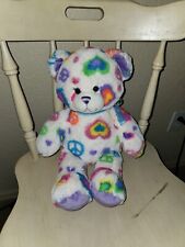 white hearts bear teddy for sale  Vail
