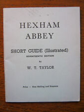Short guide hexham for sale  Shipping to Ireland