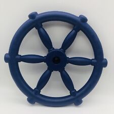 Jungle Gym Kingdom Kids Playground Accessories Pirate Ship Wheel Blue Pls.READ for sale  Shipping to South Africa