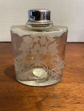 Etched vanity bottle for sale  Raymond