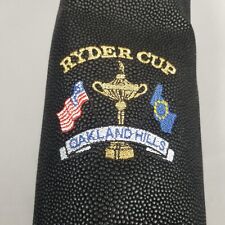 Vintage Ryder Cup Oakland Hills Headcovers Wood Utility Club Black USA Flag NWOT for sale  Shipping to South Africa