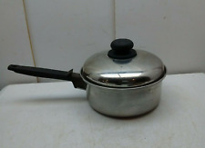 AMC 1.5 Qt Saucepan Your Mark Of Quality Multi-Ply Stainless Frying Pot Lid USA for sale  Shipping to South Africa