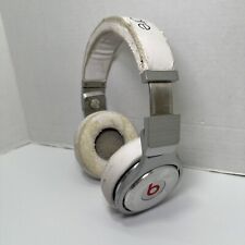 Auriculares sobre la oreja Monster Beats Pro by Dr. Dre Pro blancos/plateados funcionan, usado segunda mano  Embacar hacia Mexico