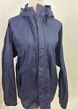 CAMPMOR navy blue hooded RAIN JACKET men's L, used for sale  Shipping to South Africa