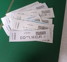 Lot vignettes oblit d'occasion  Avion