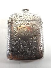 Antique silver vesta for sale  NEWMARKET