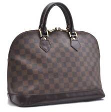 Brukt, Authentic Louis Vuitton Damier Alma Hand Bag N51131 LV 6180B til salgs  Frakt til Norway
