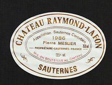 Wine label 1986 for sale  Saint Paul