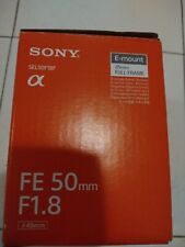 Sony sel50f18f 50mm usato  Milano