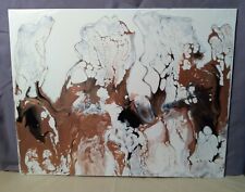 Used, Acrylic Pour Painting - Canvas Board - 11 X 14 - Original Art by Carol for sale  Shipping to Canada